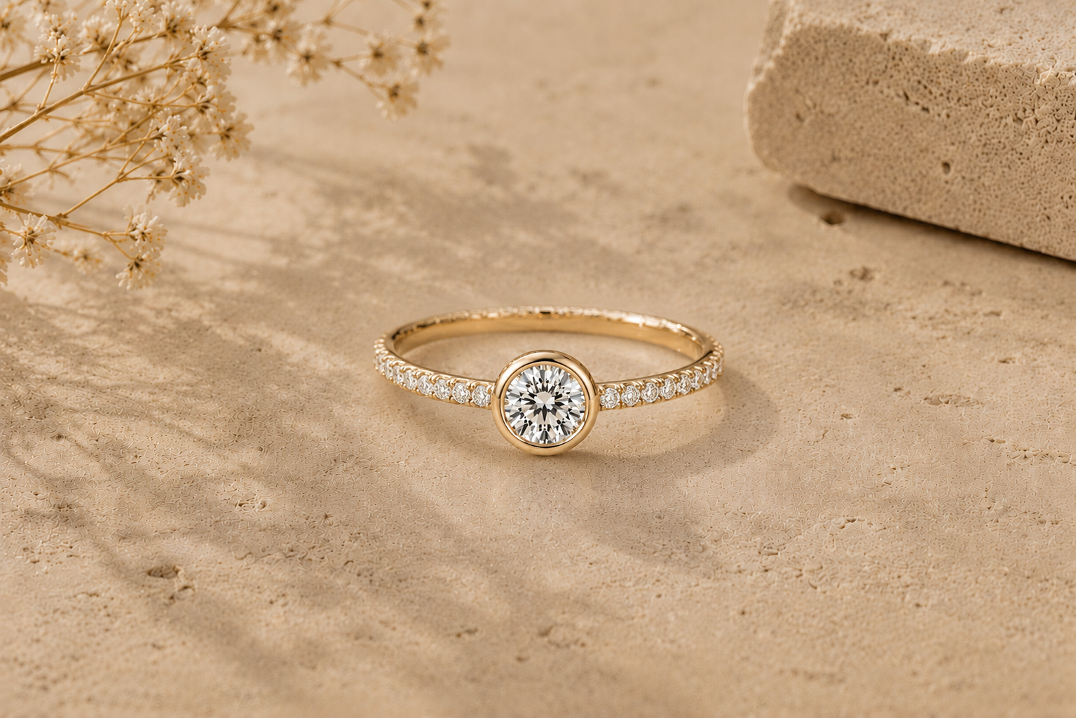 Pave Rings