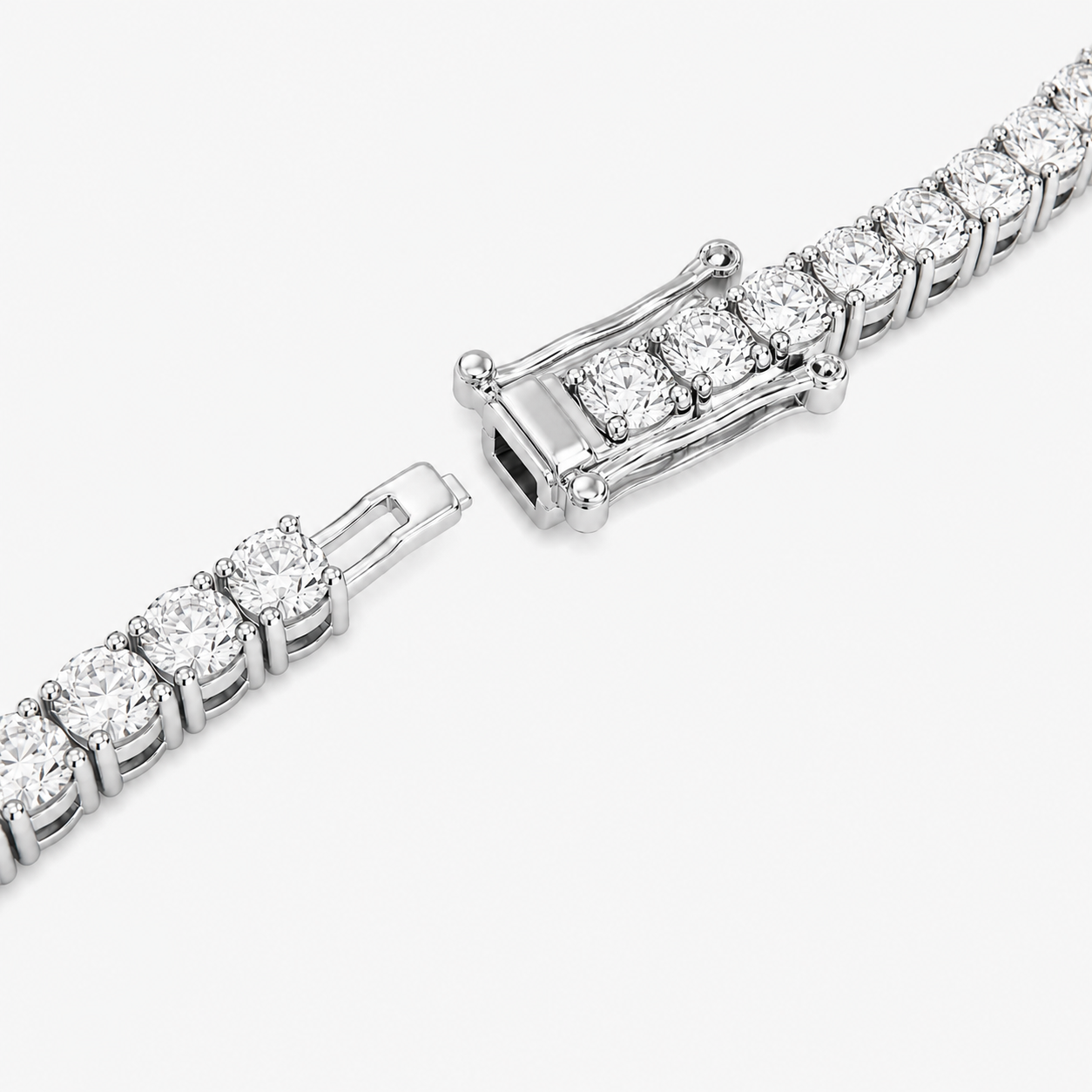 Diamond Tennis Bracelet Illusion Setting