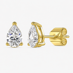 Lumière Pear Diamond Studs