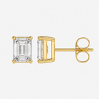 ÉLAN Emerald Diamond Studs