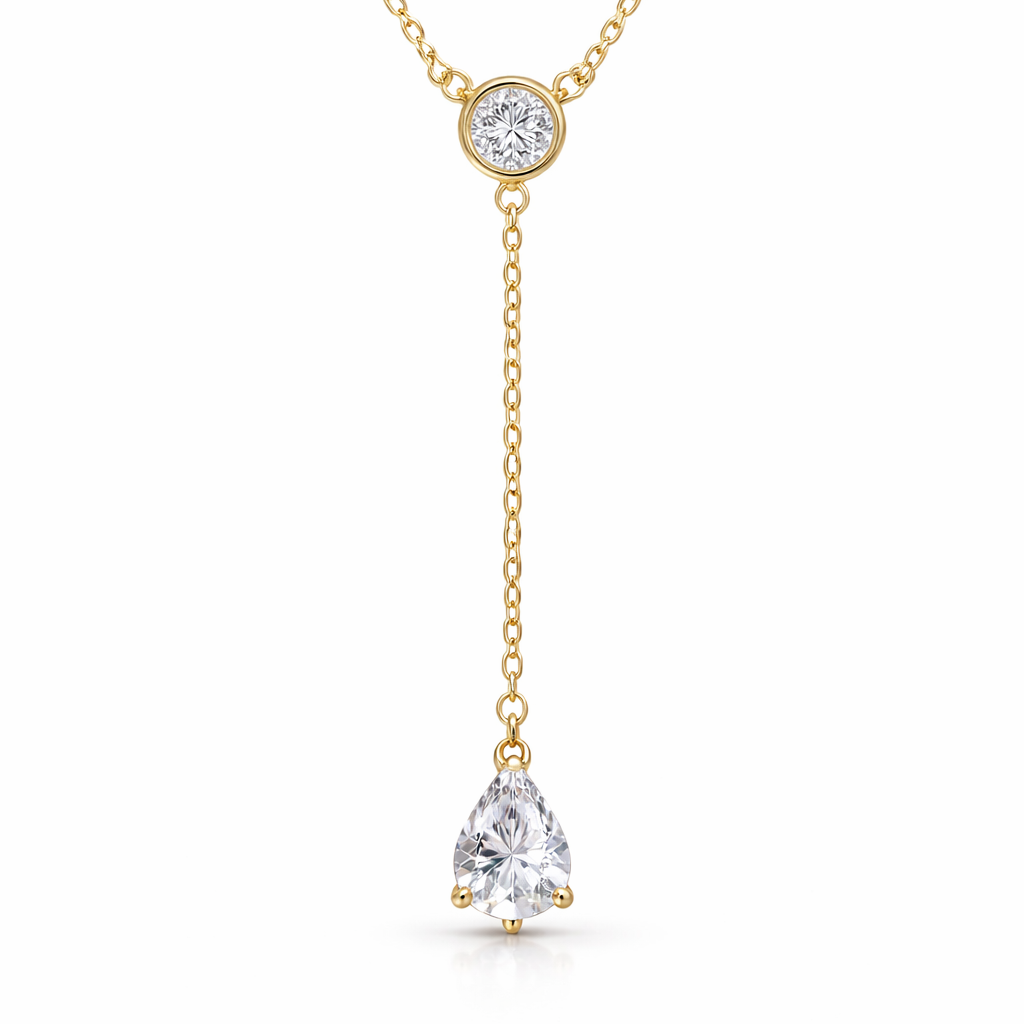 Diamond Y-Drop Necklace