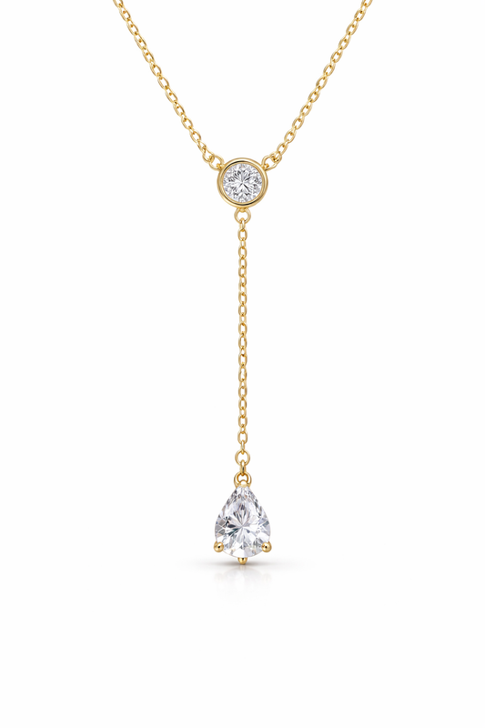 Diamond Y-Drop Necklace