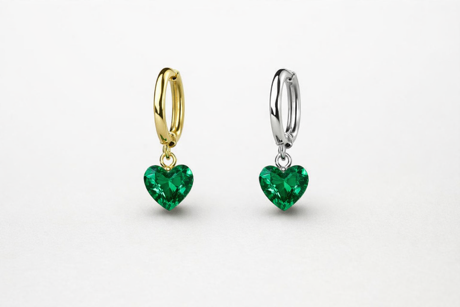 Eternal Hearts Mother & Daughter Earring Set