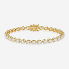 Pear Harmony Tennis Bracelet