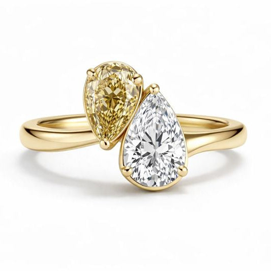 Moi et Toi Two-Stone Diamond Ring