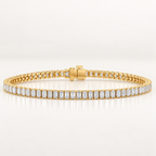 Emerald Cut Tennis Bracelet 5 ct