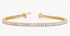 Emerald Cut Tennis Bracelet 5 ct