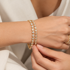 Pear East-West Tennis Bracelet