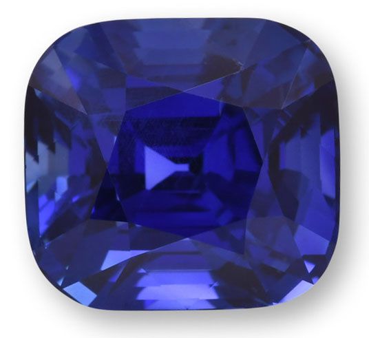 Sapphire Blue Cushion