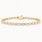 Oval Diamond Tennis Bracelet