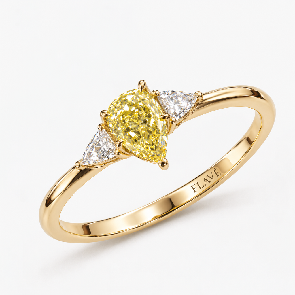 The Horizon Yellow diamond Ring