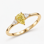 The Horizon Yellow diamond Ring