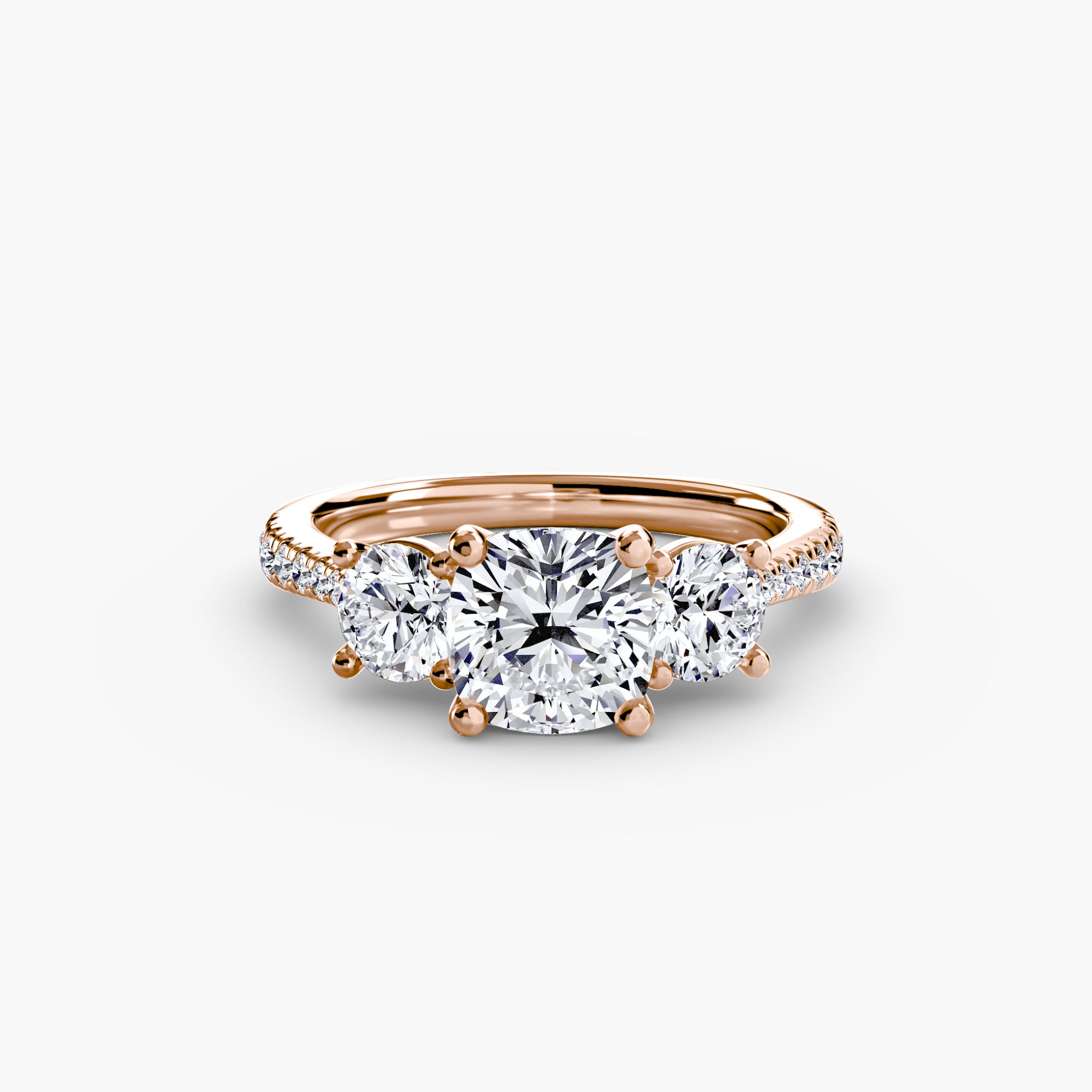 Pavé Trilogy Ring