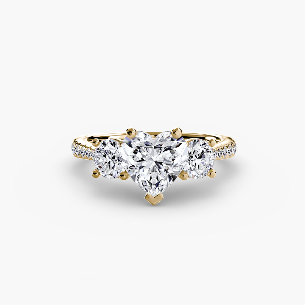 Pavé Trilogy Ring