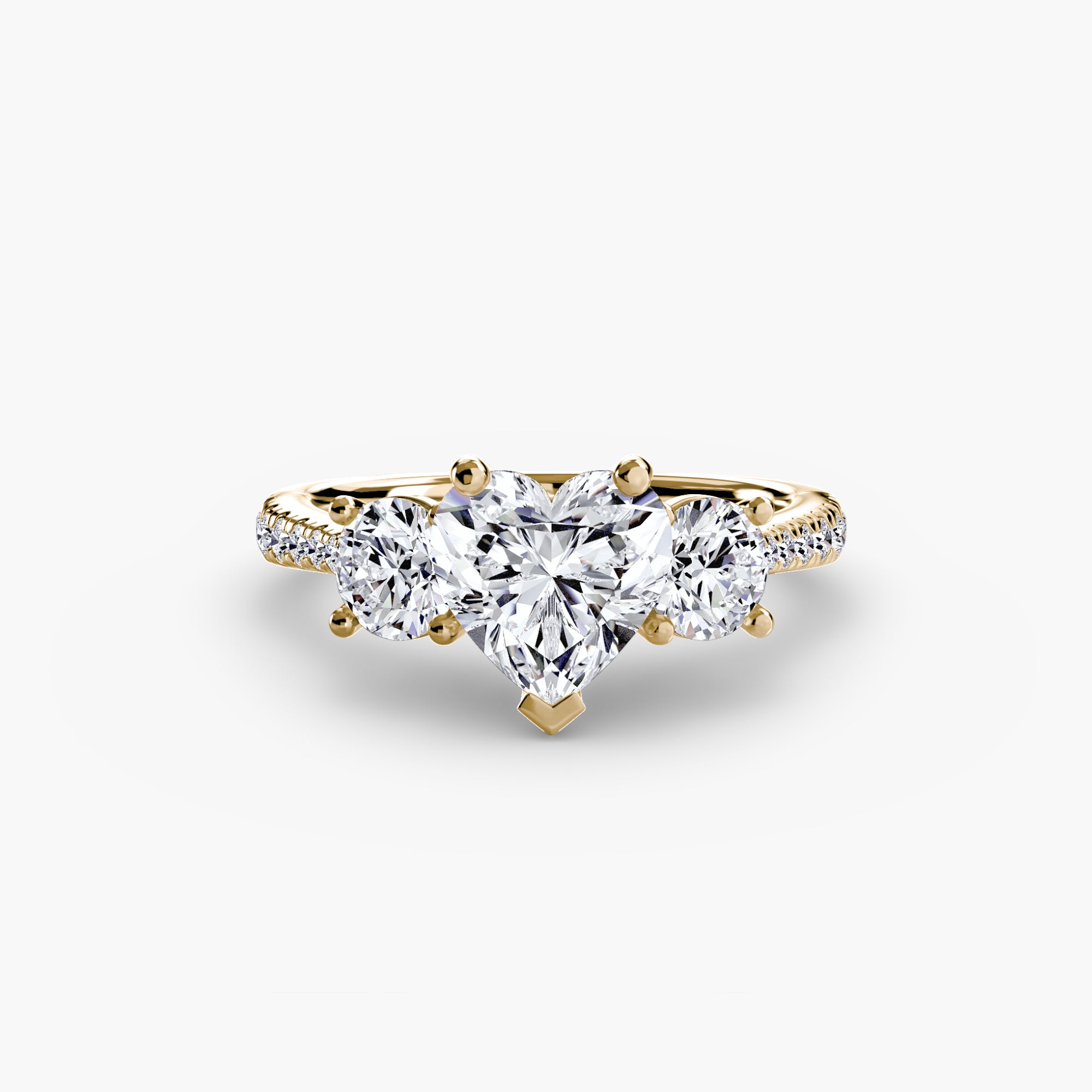 Pavé Trilogy Ring
