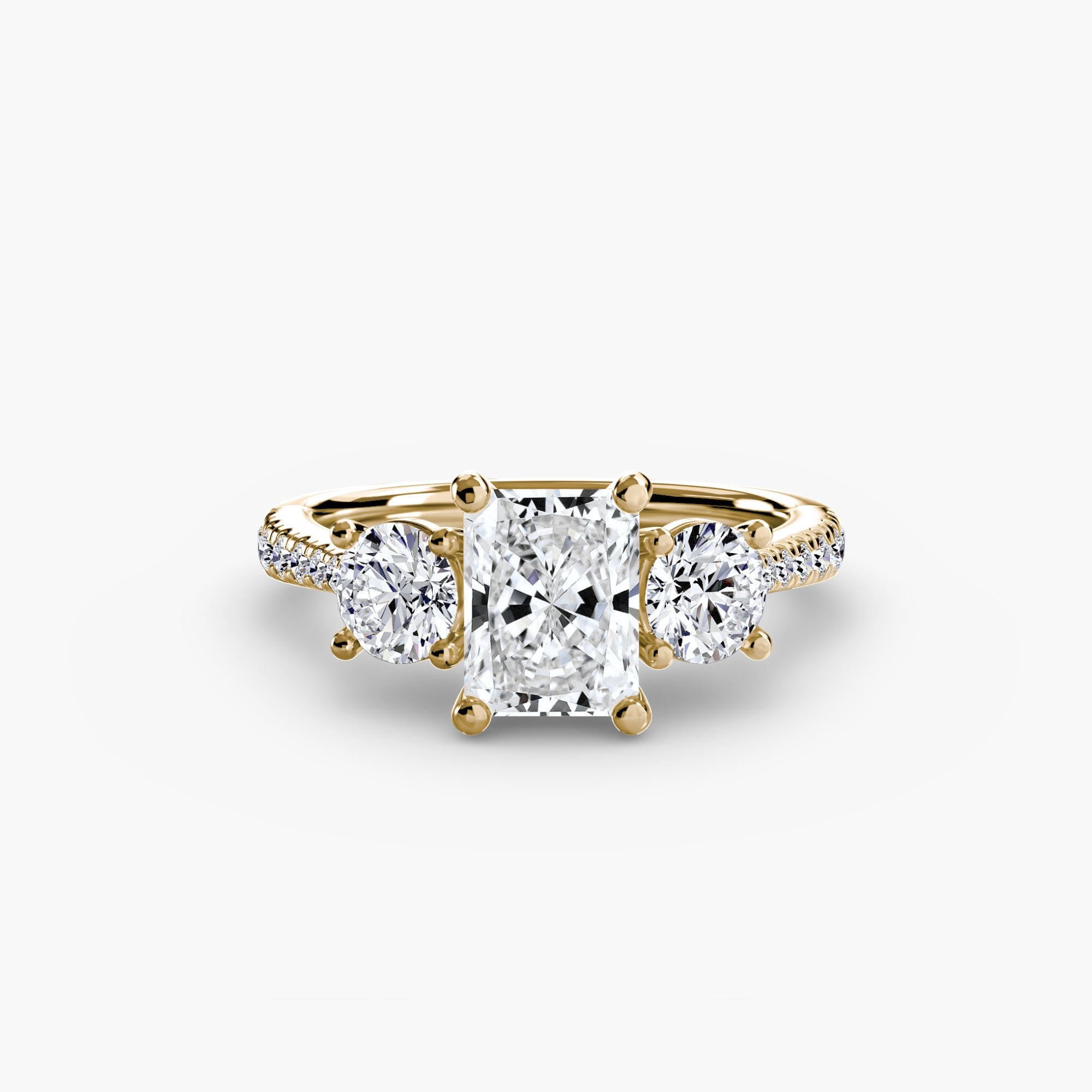 Pavé Trilogy Ring