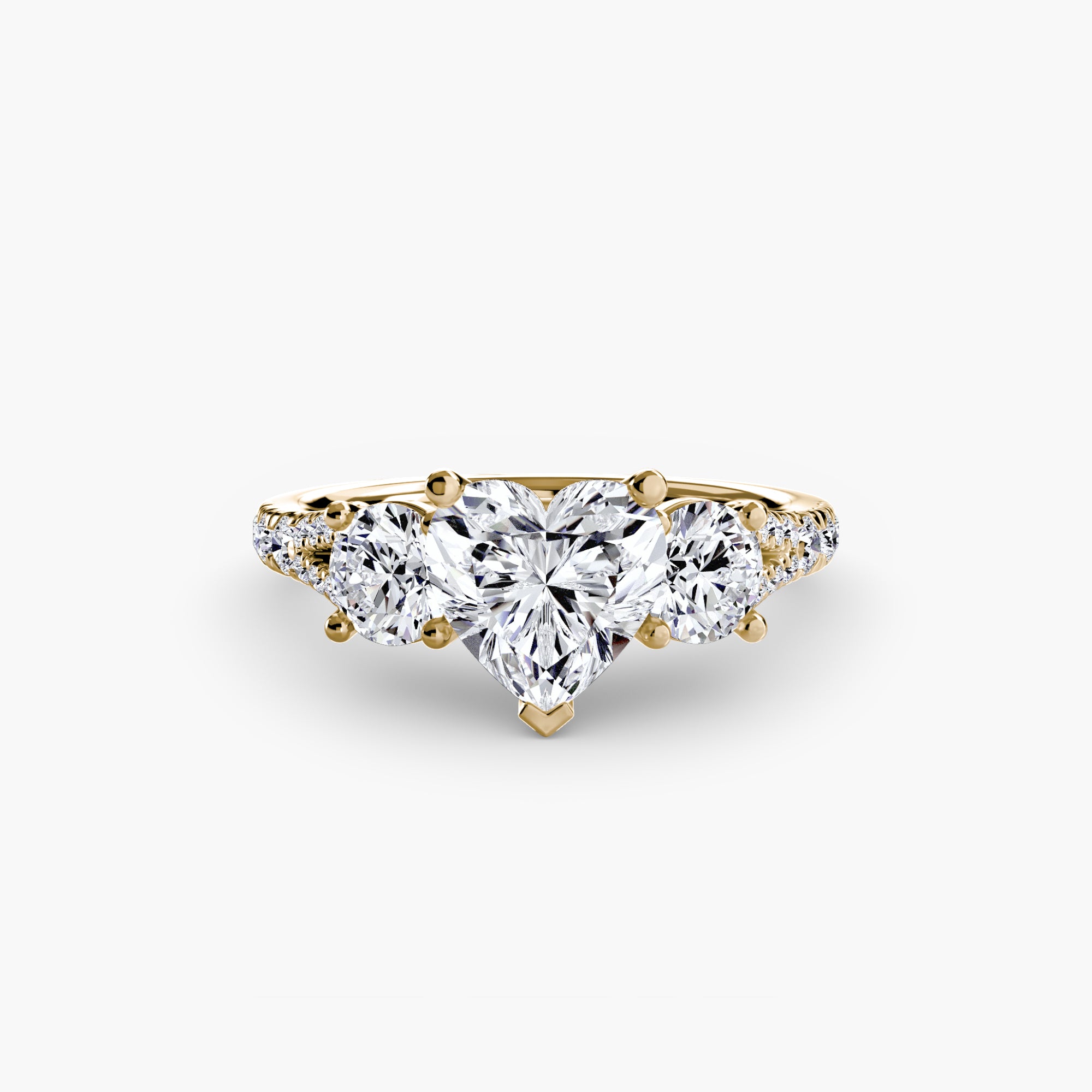 Pavé Trilogy Ring
