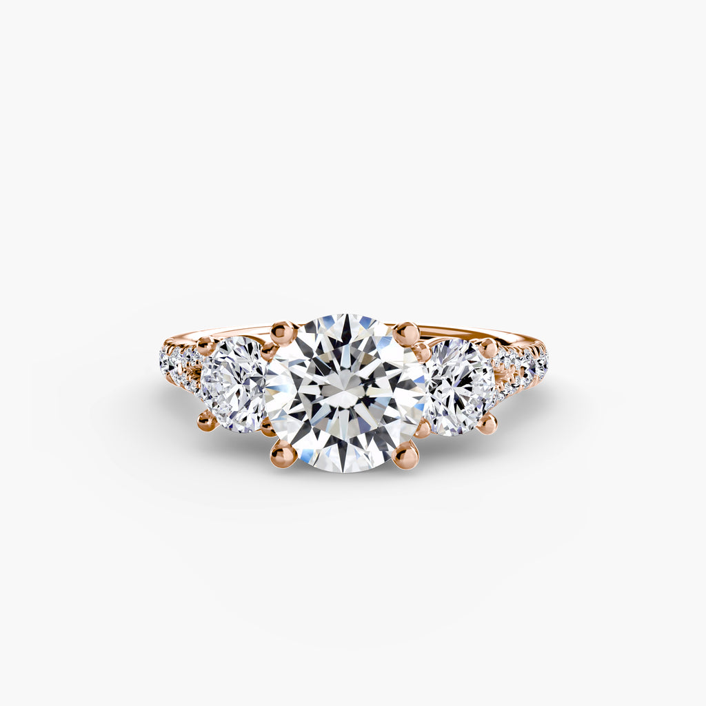 Pavé Trilogy Ring