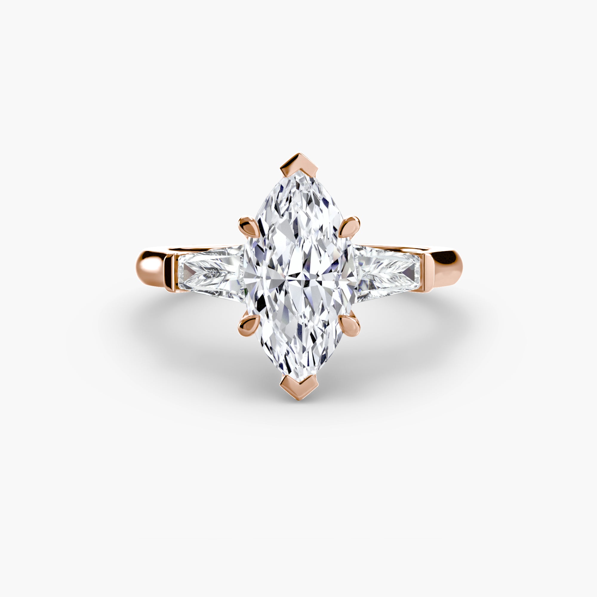 Baguette Trilogy Ring