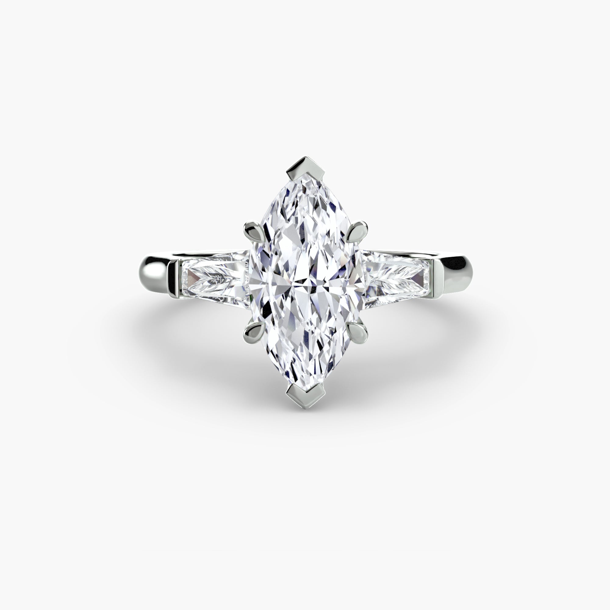 Baguette Trilogy Ring