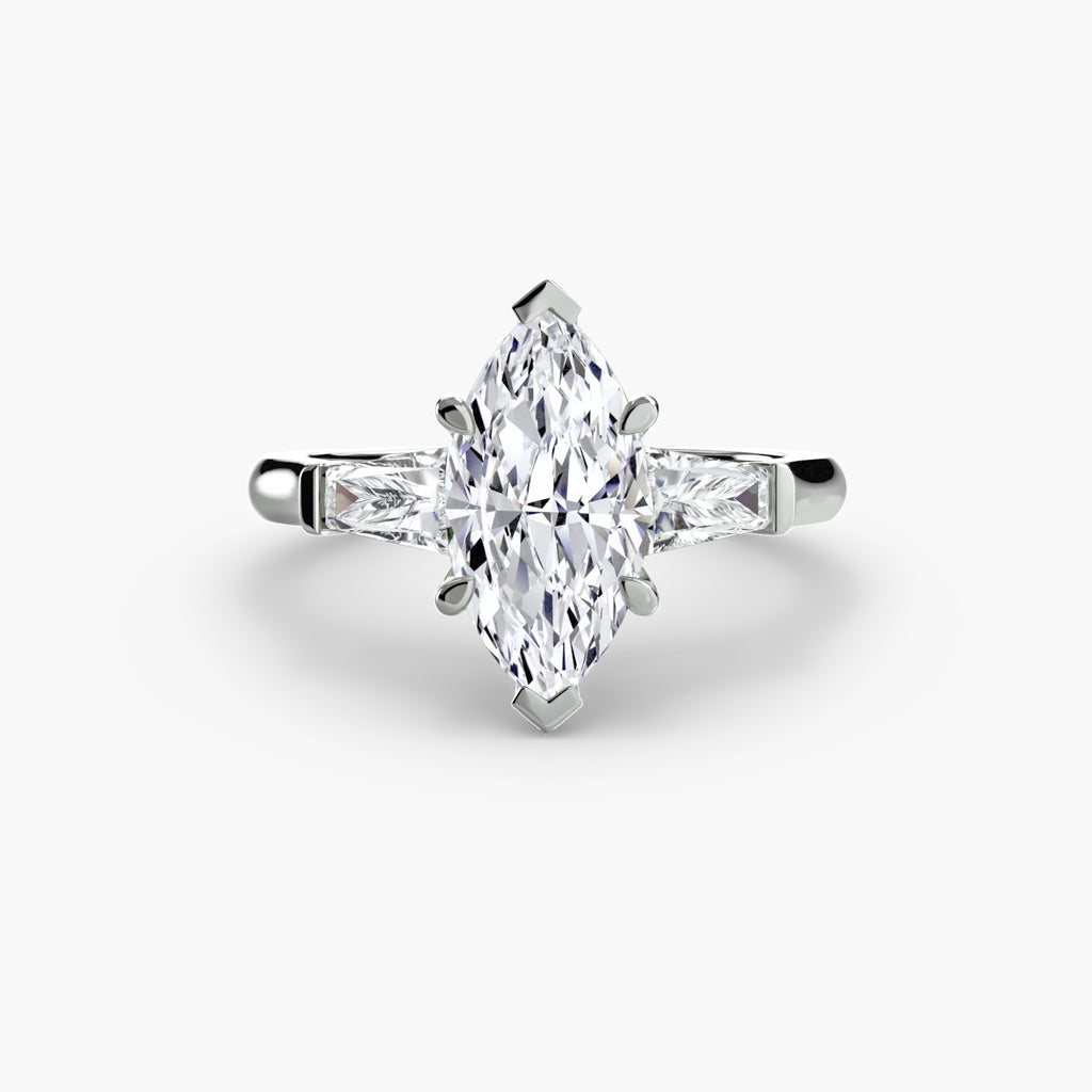 Baguette Trilogy Ring