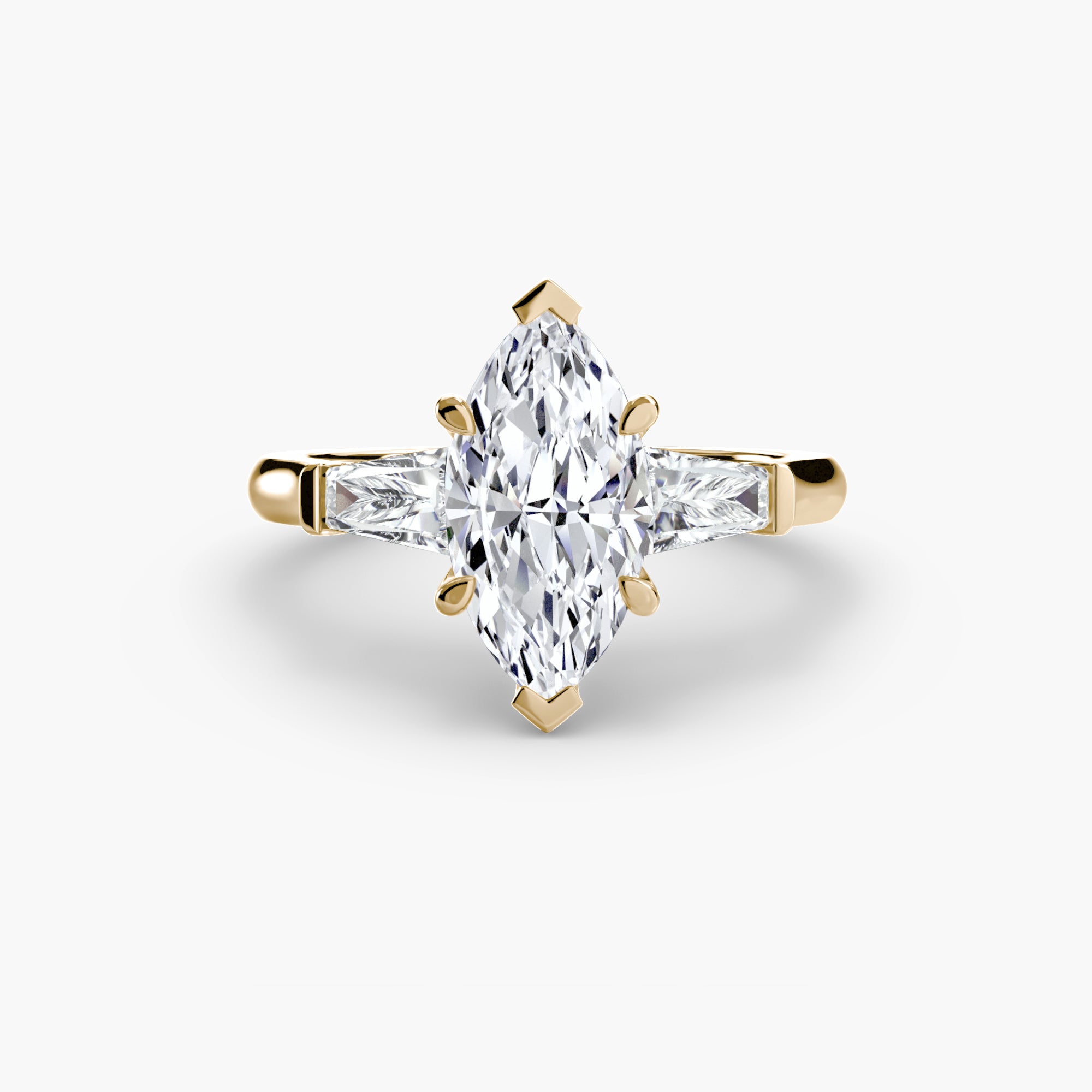 Baguette Trilogy Ring