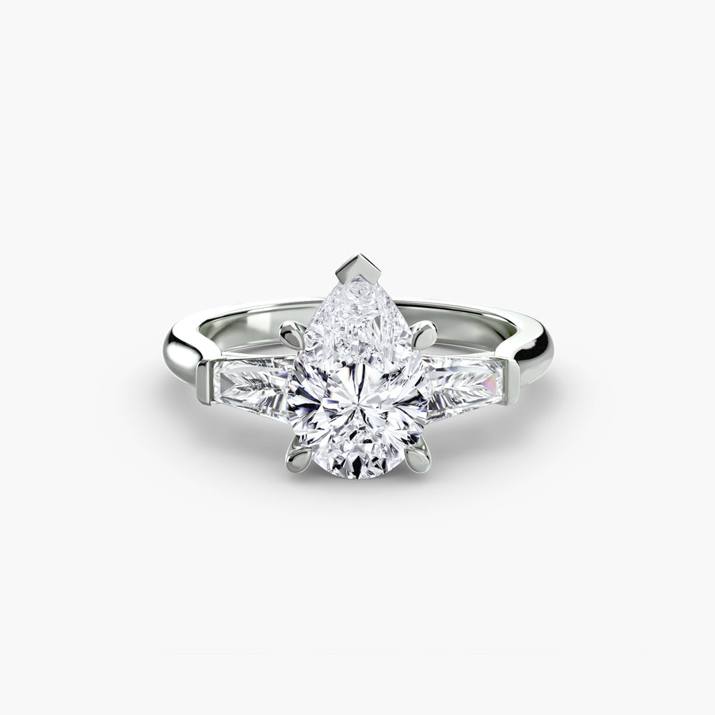 Baguette Trilogy Ring