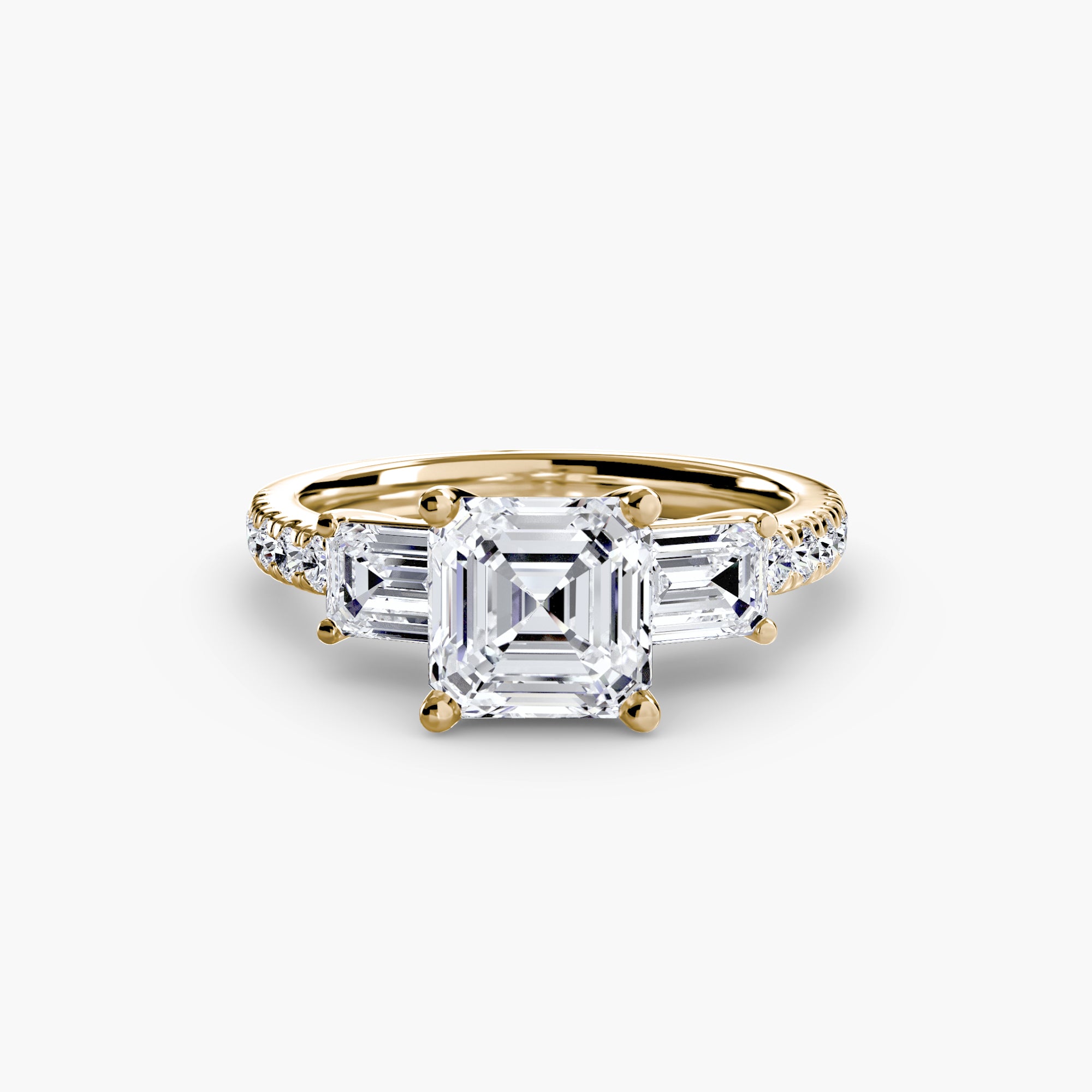 Pavé Trilogy Ring