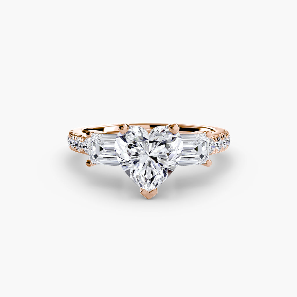 Pavé Trilogy Ring