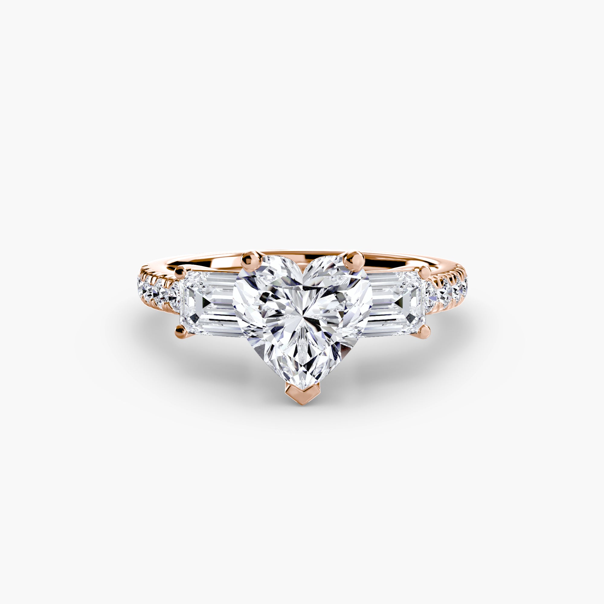 Pavé Trilogy Ring