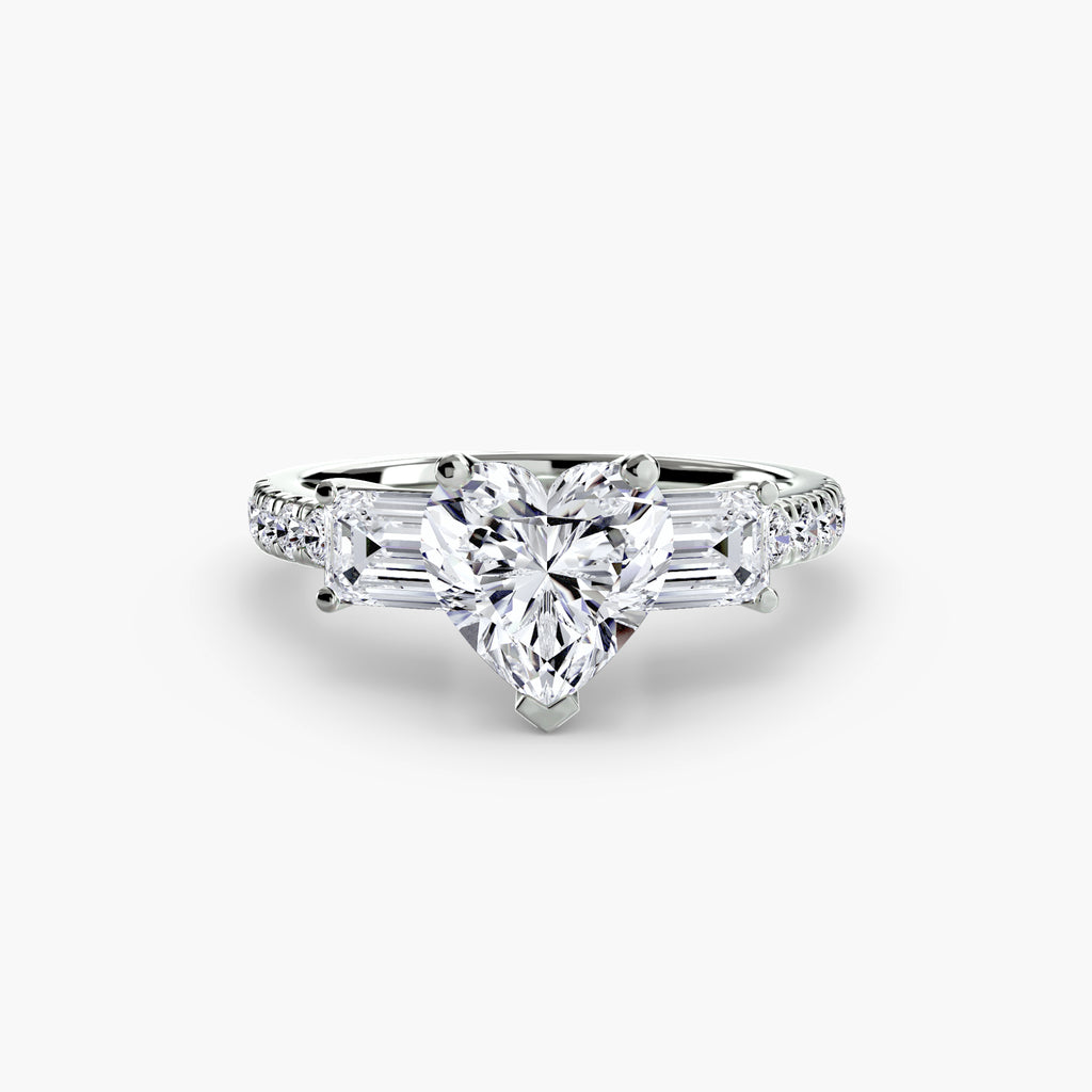 Pavé Trilogy Ring