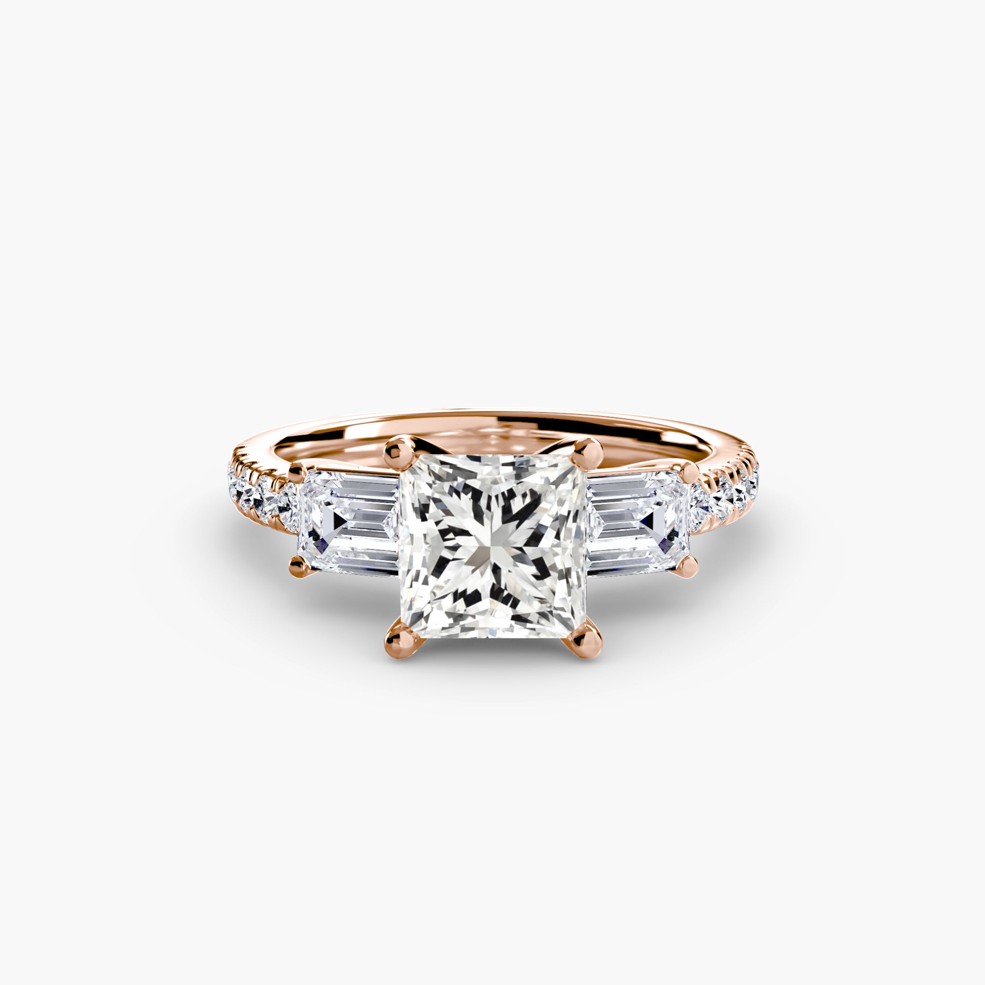 Pavé Trilogy Ring