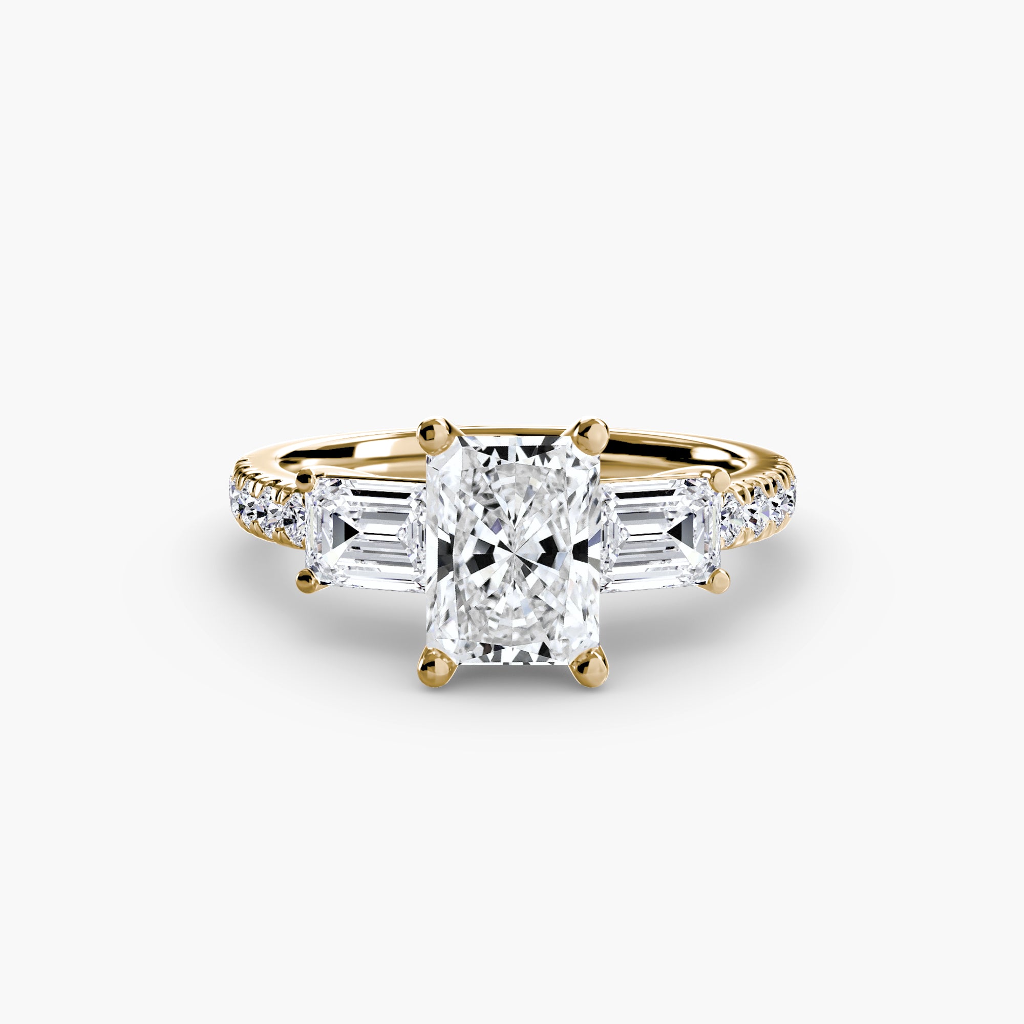 Pavé Trilogy Ring