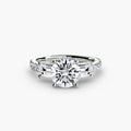 Pavé Trilogy Ring