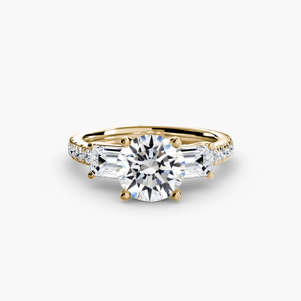 Pavé Trilogy Ring