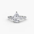 Pavé Trilogy Ring