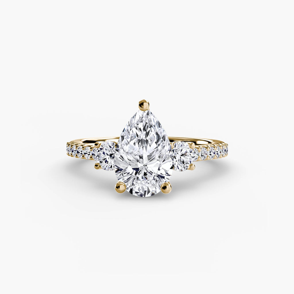 Pavé Trilogy Ring
