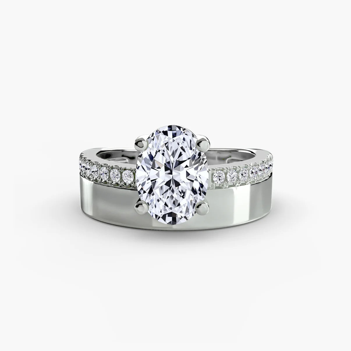 The Atlas Diamond Band Ring