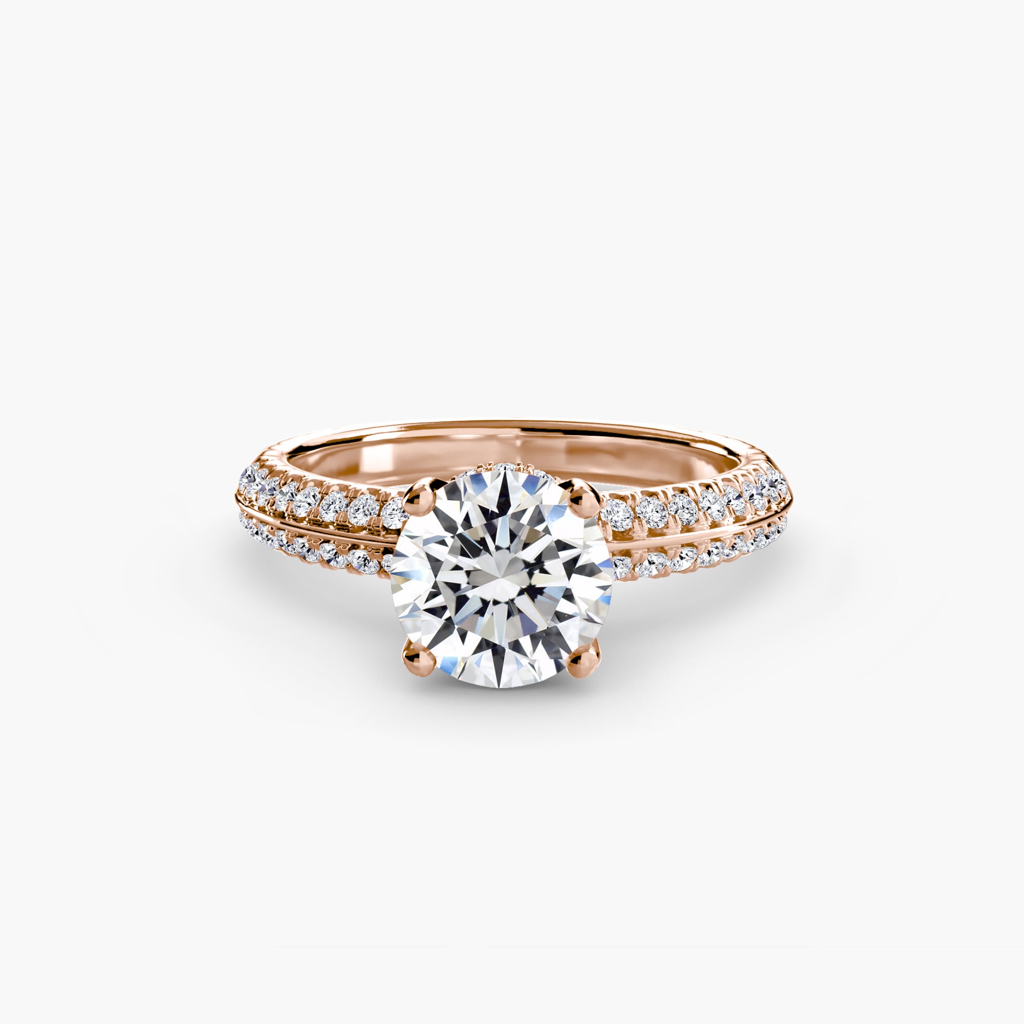 Pavé Solitaire
