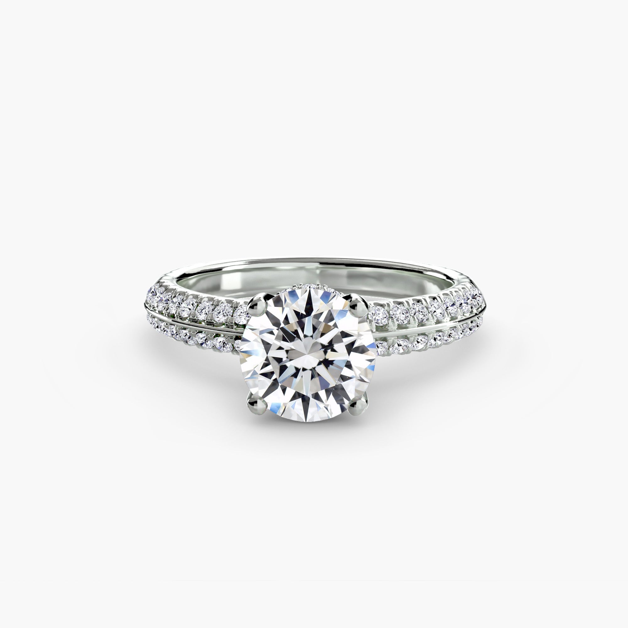 Pavé Solitaire