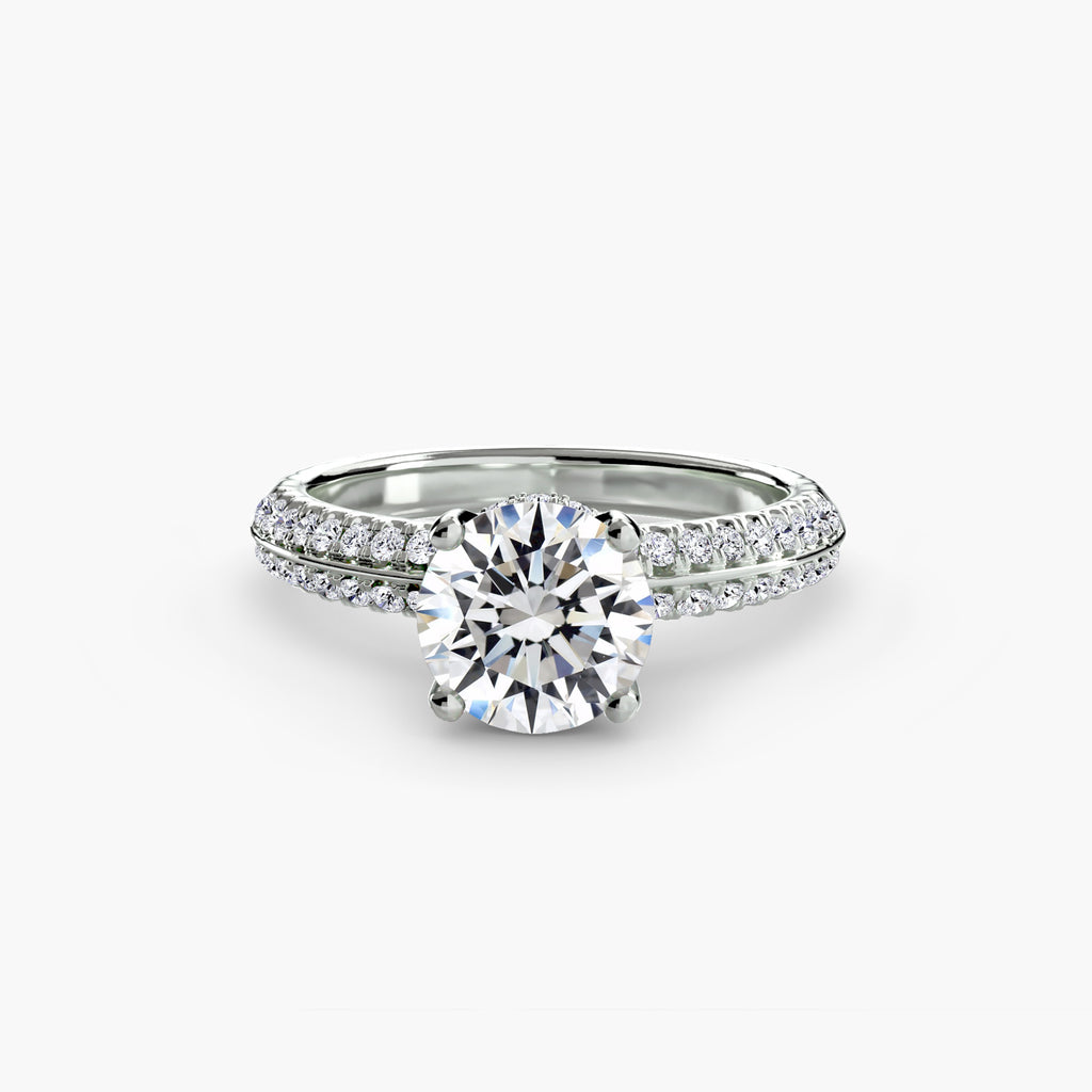 Pavé Solitaire