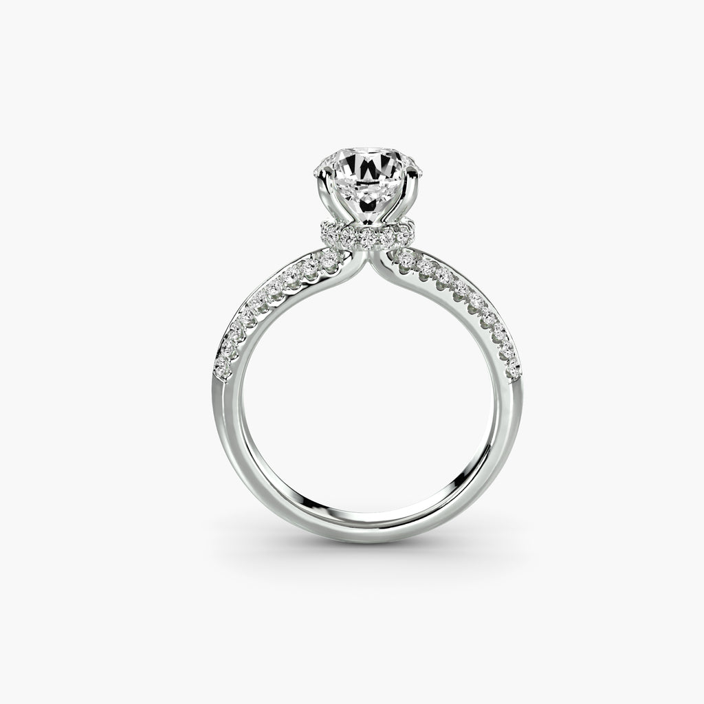 Pavé Solitaire