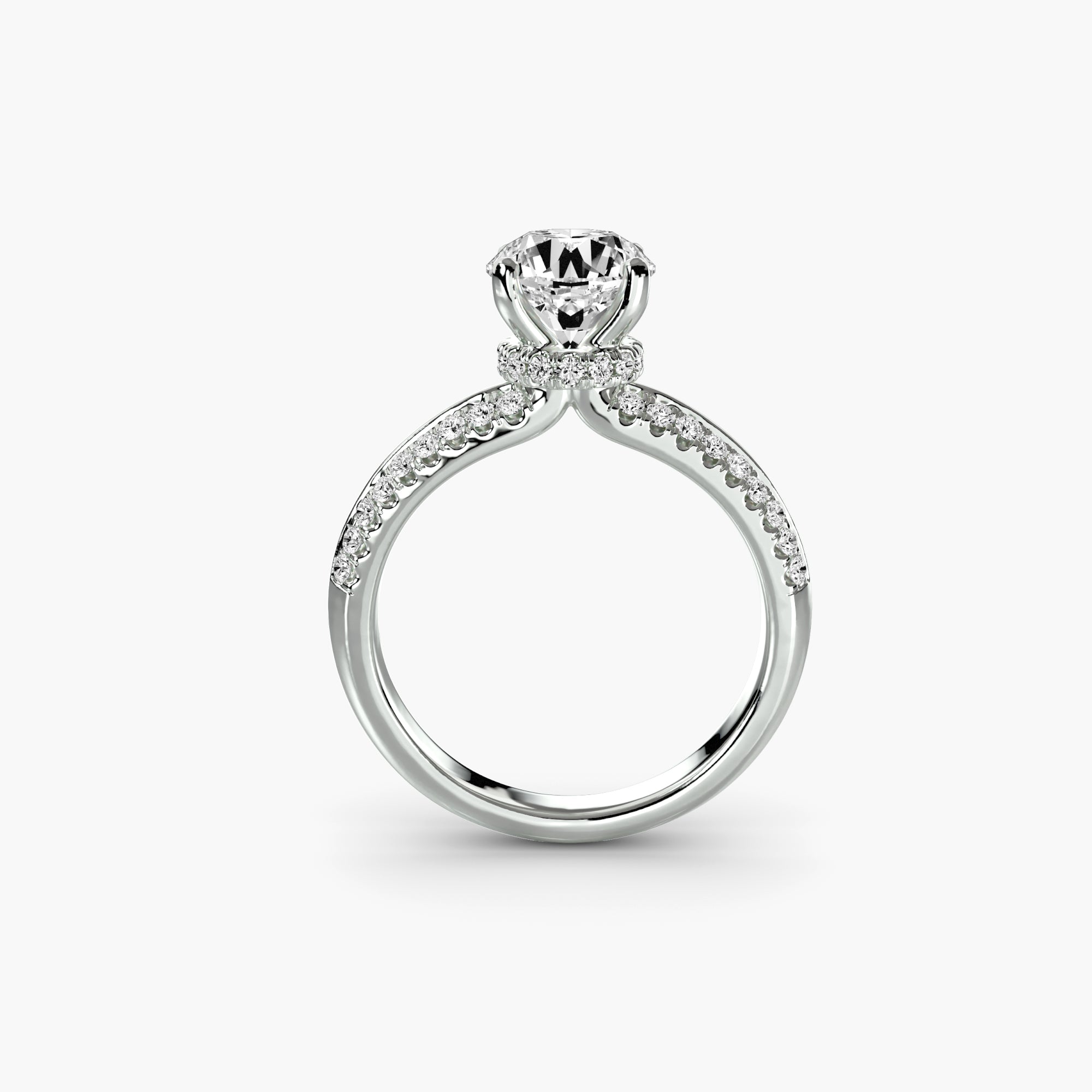 Pavé Solitaire