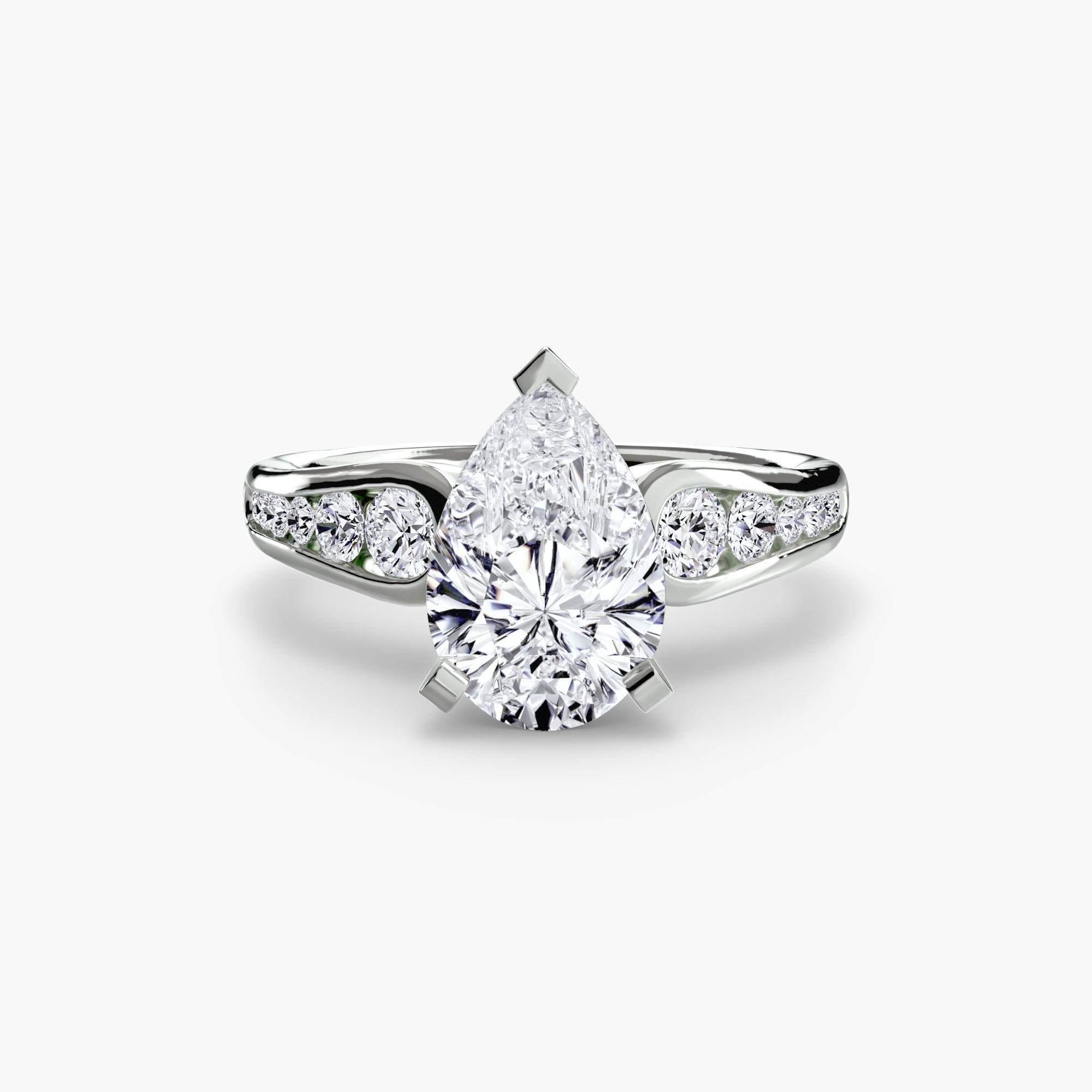 Pavé Solitaire