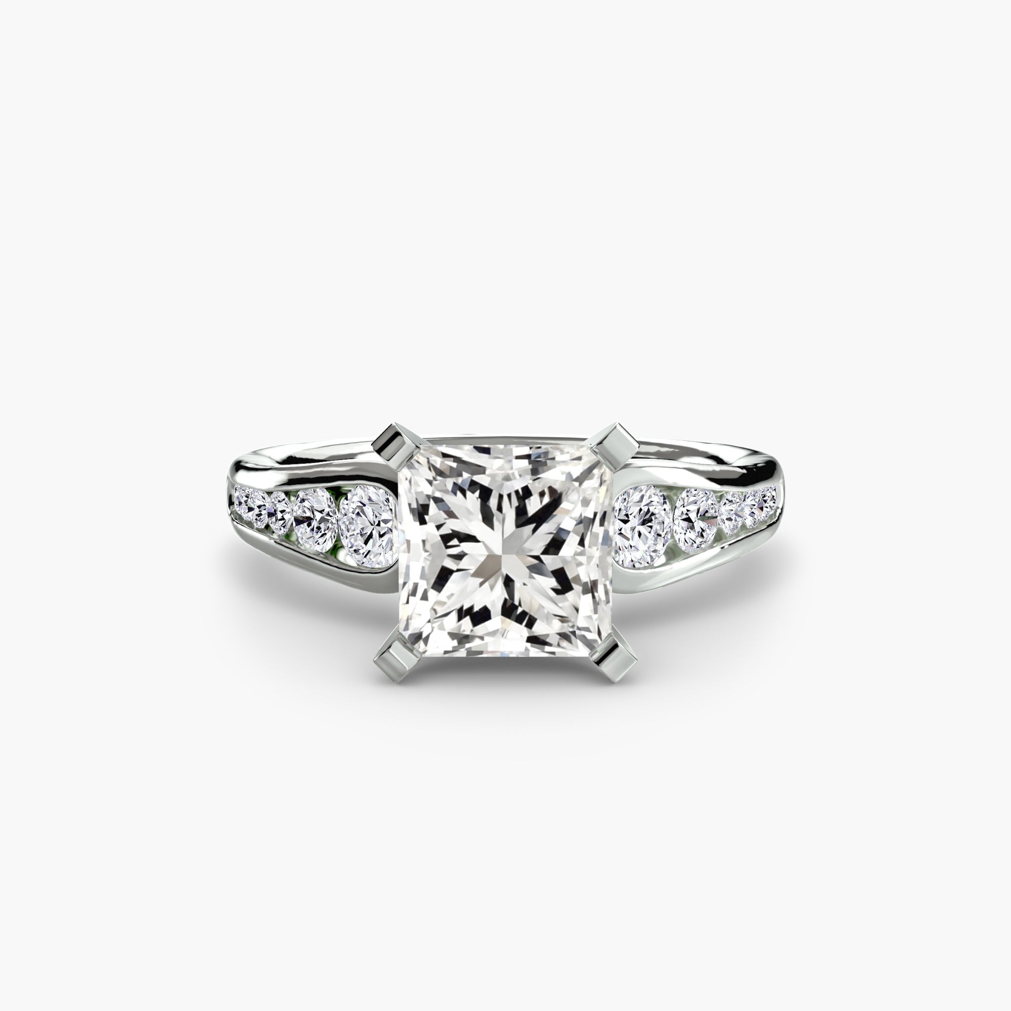 Pavé Solitaire