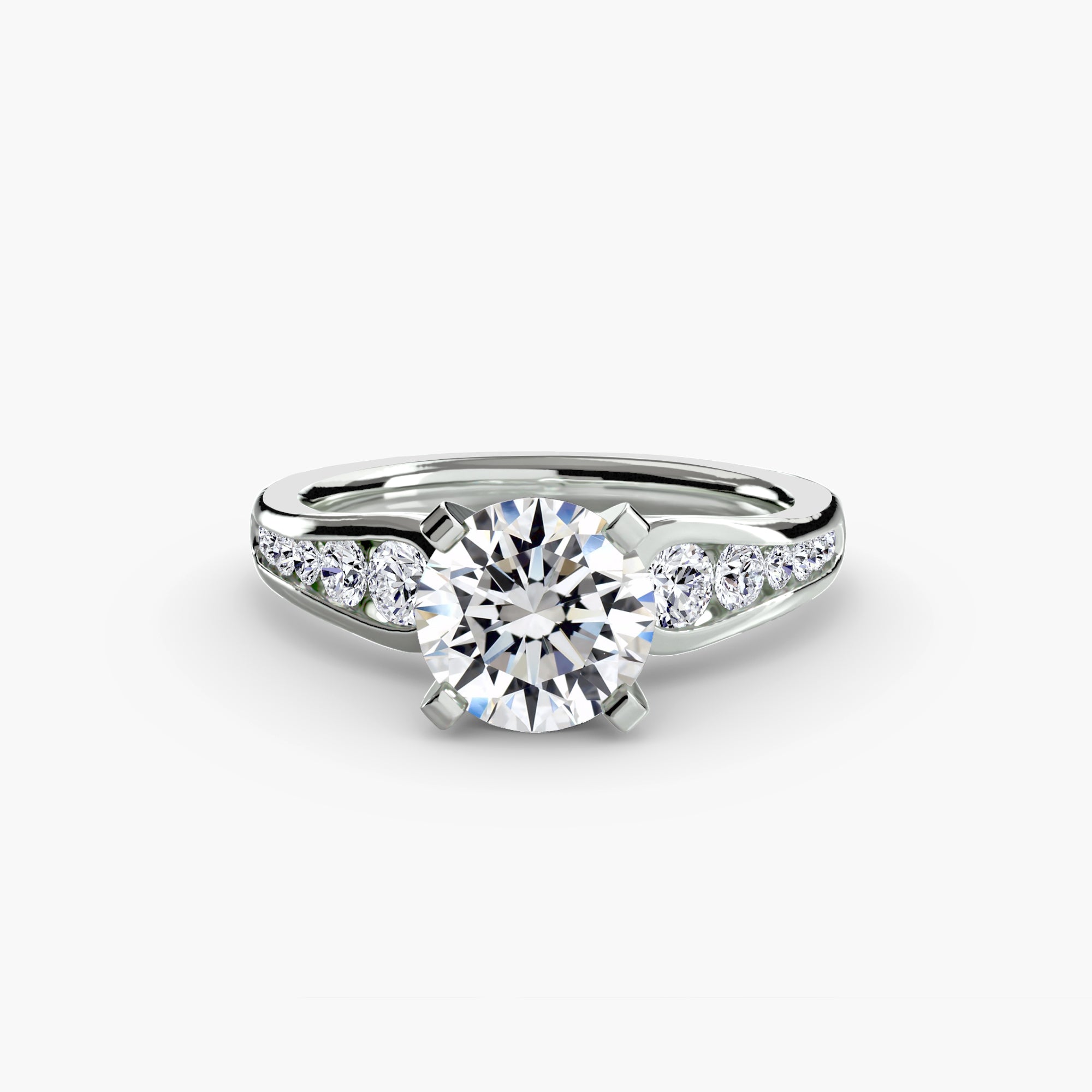Pavé Solitaire