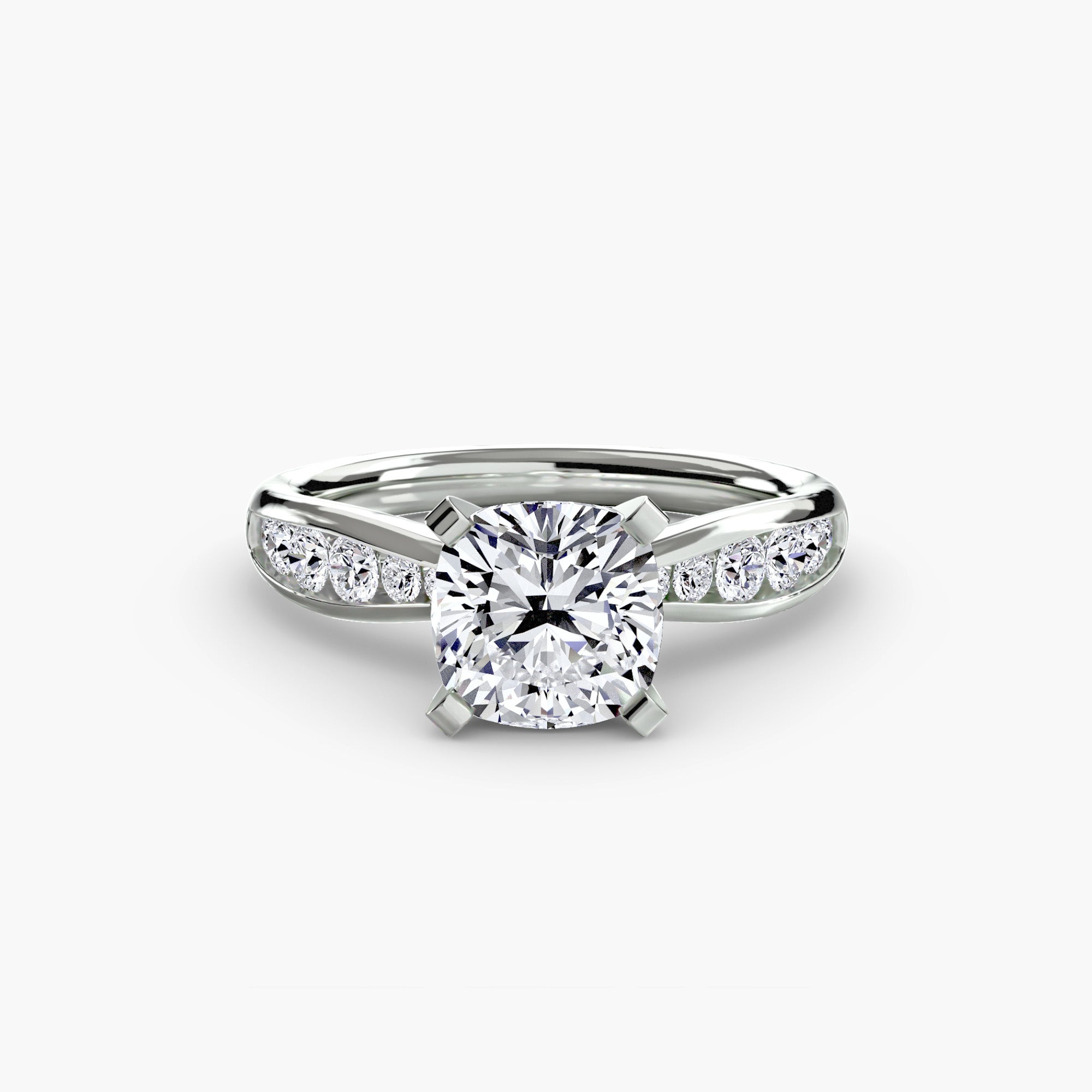 Pavé Solitaire
