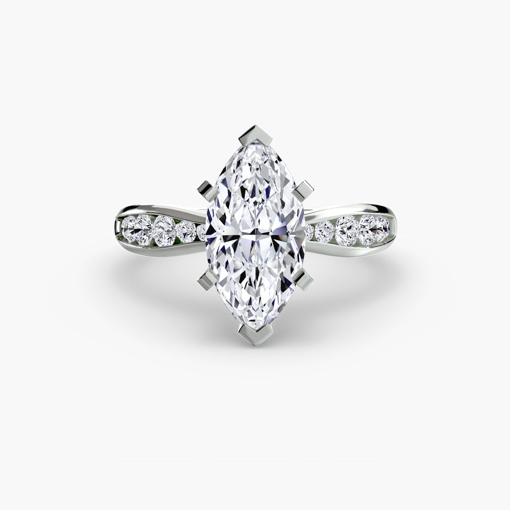 Pavé Solitaire