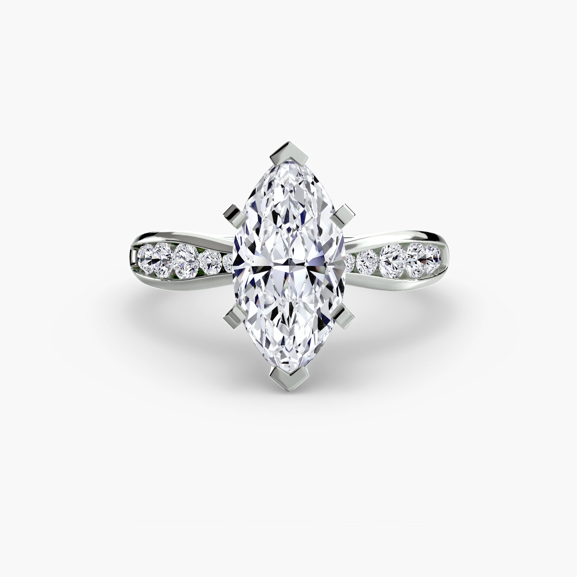 Pavé Solitaire