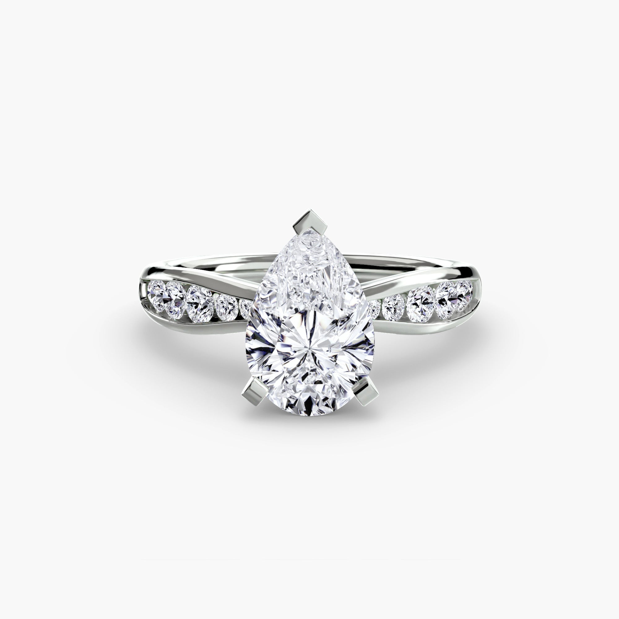 Pavé Solitaire